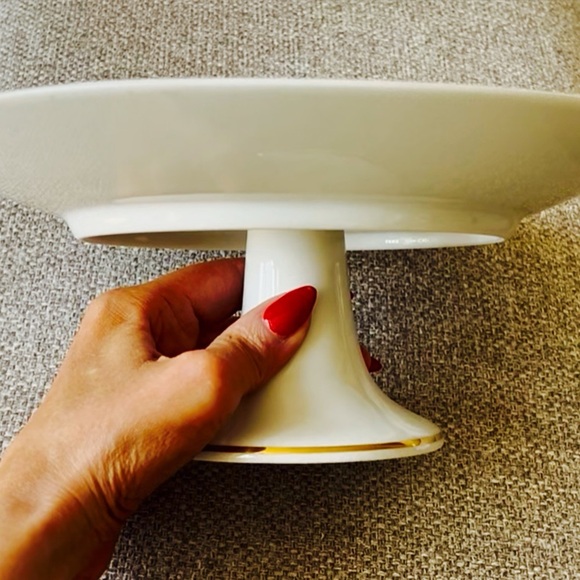 Vintage J.K.W. Floral Cake Stand - Picture 7 of 8